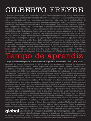 cover image of Tempo de aprendiz
